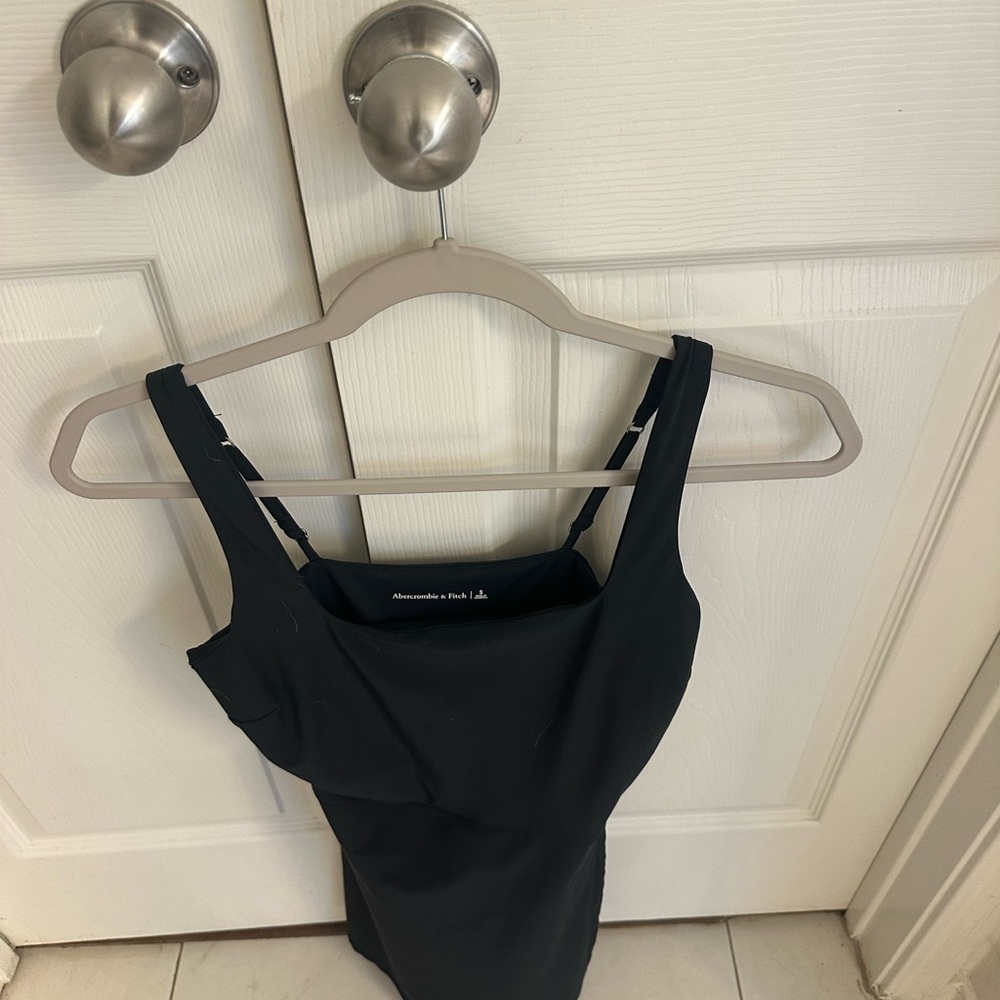 Abercrombie & Fitch Black Tennis Mini Dress